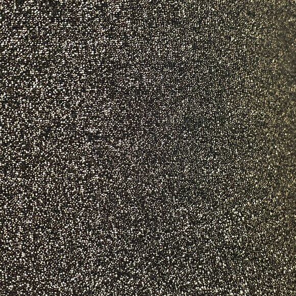 Ann Taylor Metallic Dress Gold Black Short Sleeve Gathered Sleeve Size‎ Medium - Picture 11 of 13